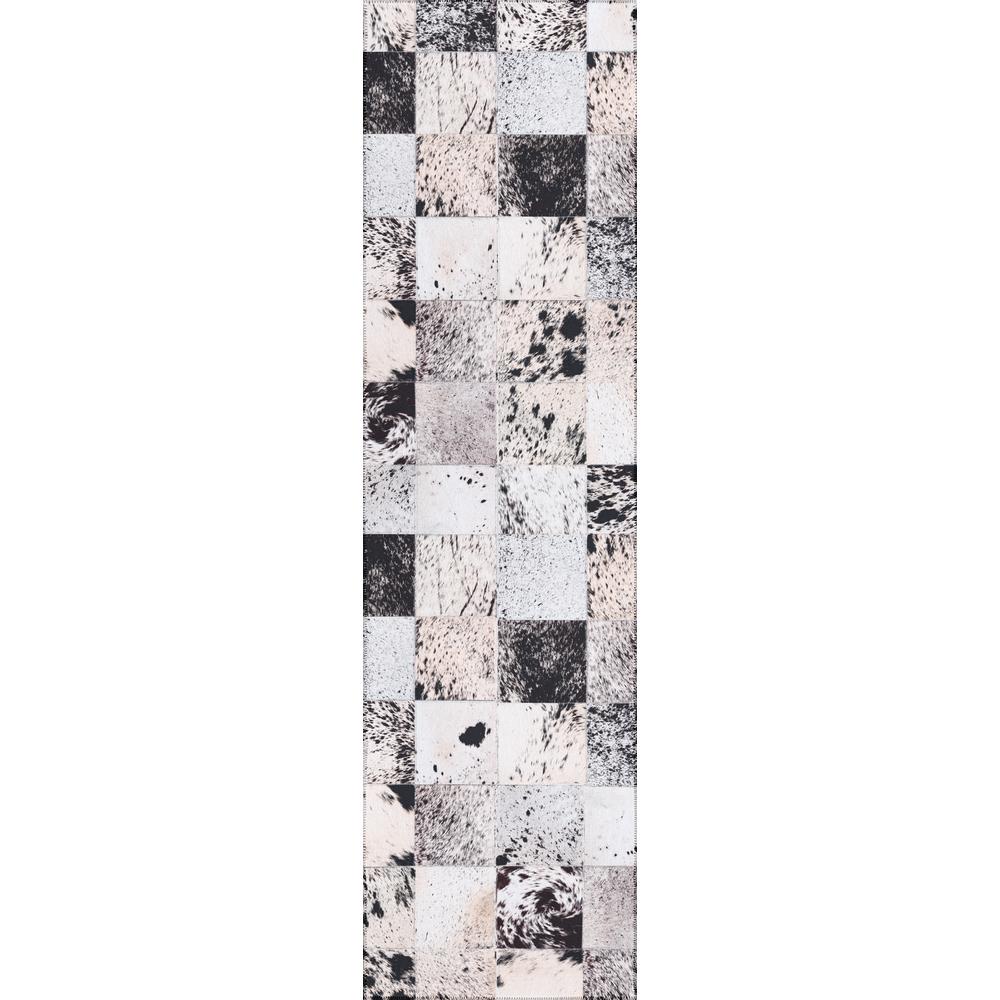 Indoor/Outdoor Stetson SS10 Marble Washable 2'3" x 10' Runner Rug. Picture 1