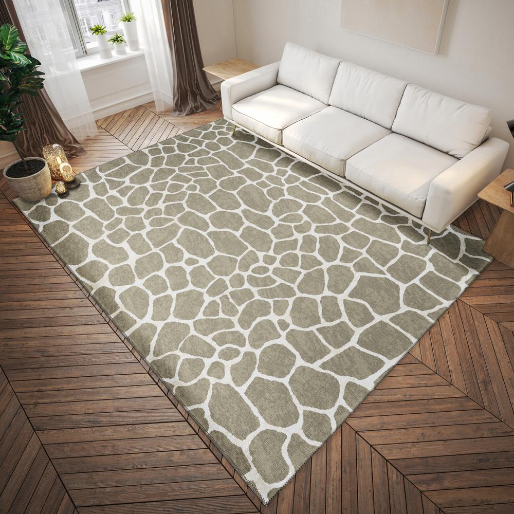 Indoor/Outdoor Mali ML4 Stone Washable 3' x 5' Rug. Picture 2