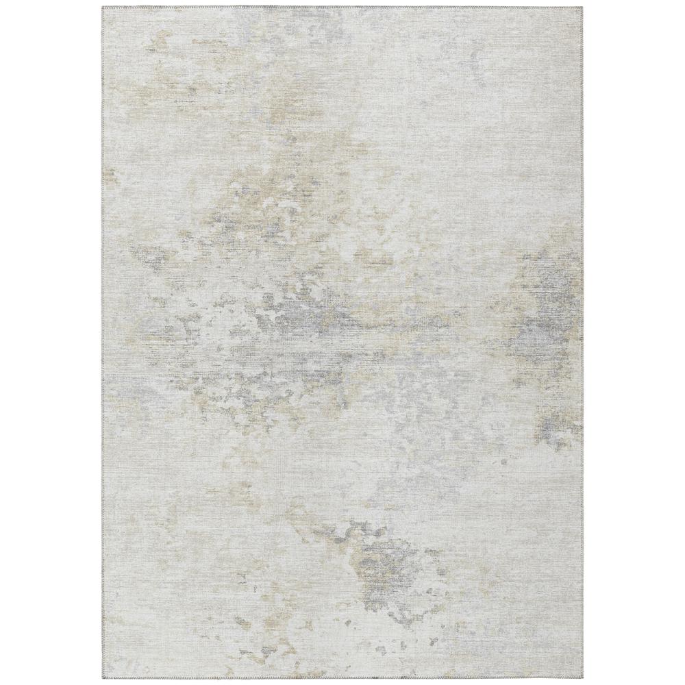 Indoor/Outdoor Accord AAC35 Ivory Washable 3' x 5' Rug. Picture 1
