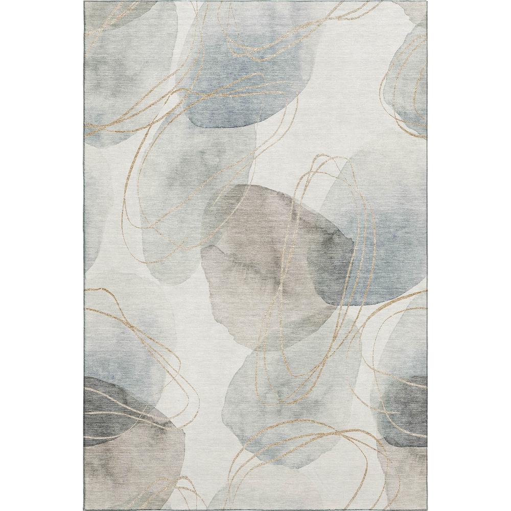 Luxury Washable Odyssey OY15 Pearl 2'6" x 3'10" Rug. Picture 1