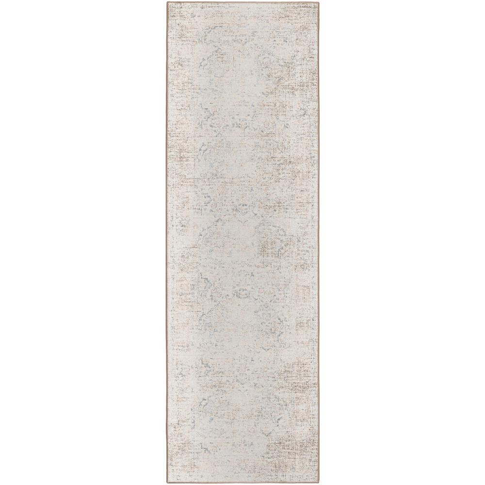 Jericho JC3 Pearl 2'6" x 10' Runner Rug. Picture 1