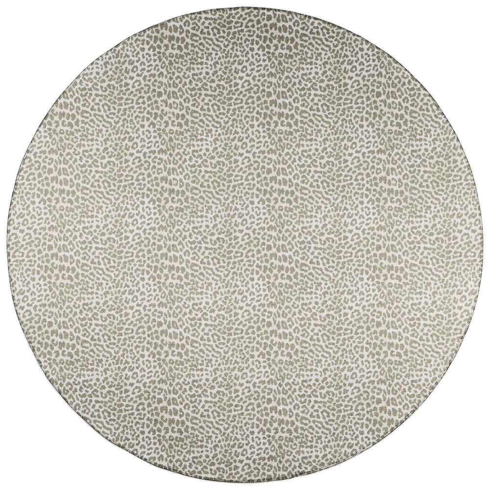 Indoor/Outdoor Mali ML2 Stone Washable 4' x 4' Round Rug. Picture 1