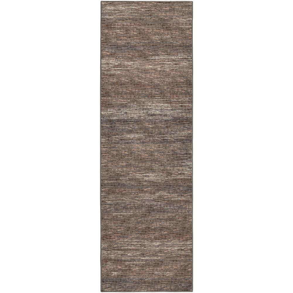 Ciara CR1 Chocolate 2'6" x 10' Runner Rug. Picture 1
