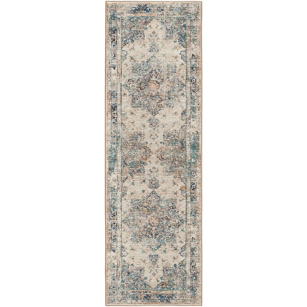 Jericho JC6 Linen 2'6" x 10' Runner Rug. The main picture.