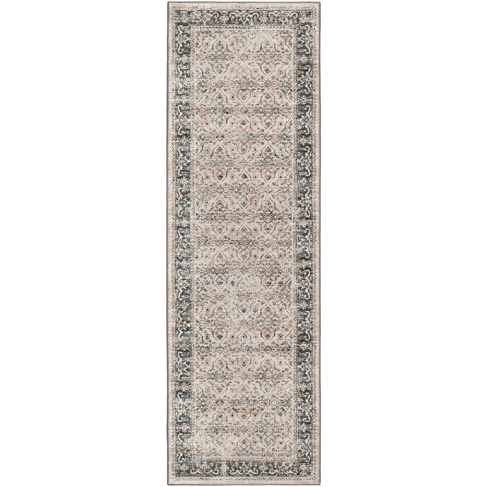 Jericho JC10 Taupe 2'6" x 10' Runner Rug. Picture 1