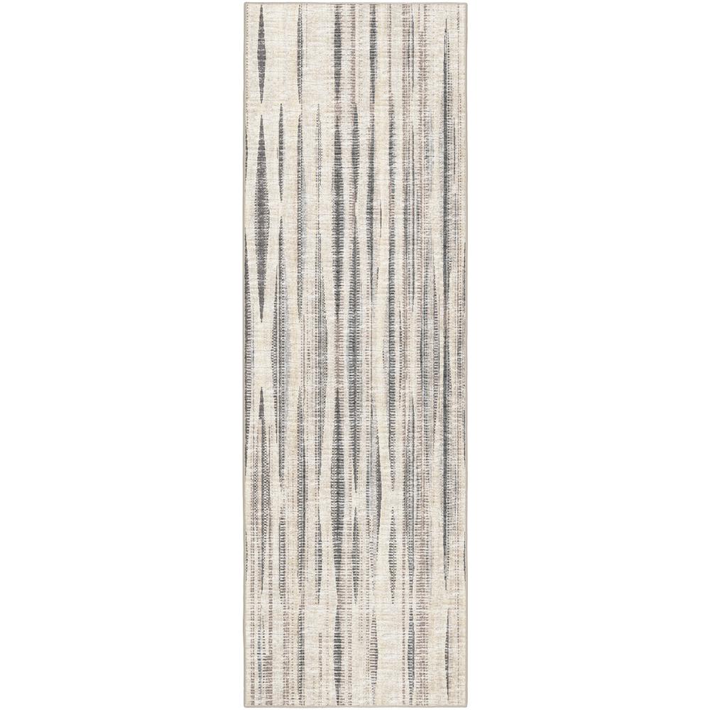 Amador AA1 Ivory 2'6" x 10' Runner Rug. Picture 1