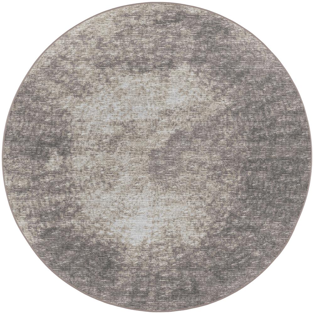 Winslow WL1 Taupe 4' x 4' Round Rug. Picture 1