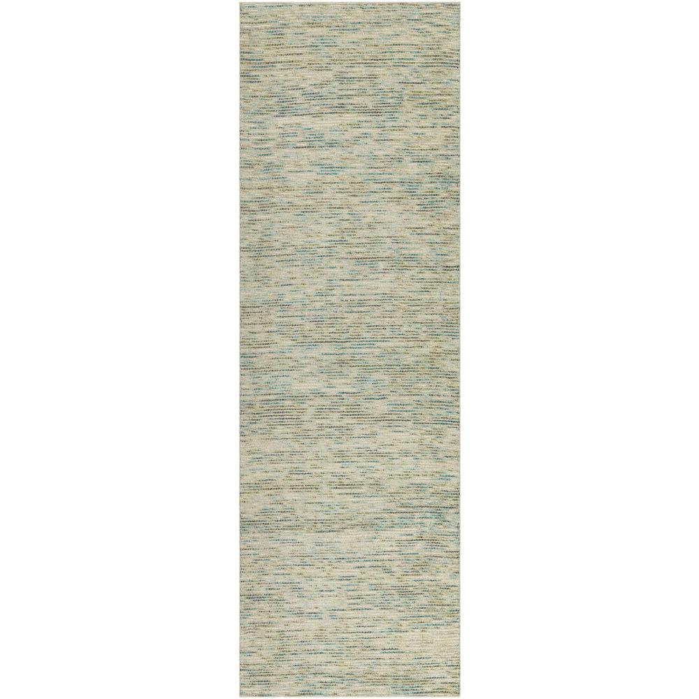 Zion ZN1 Taupe 2'6" x 10' Runner Rug. Picture 1