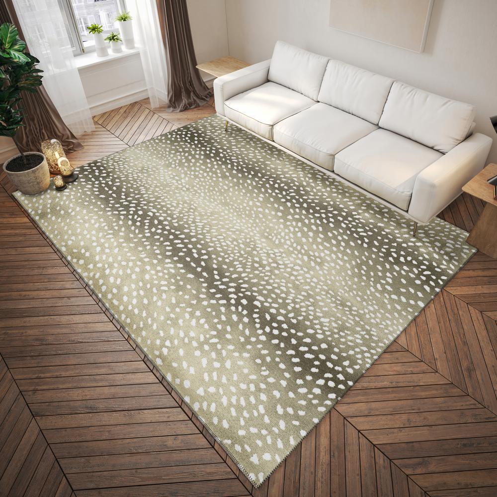 Indoor/Outdoor Mali ML3 Stone Washable 3' x 5' Rug. Picture 2