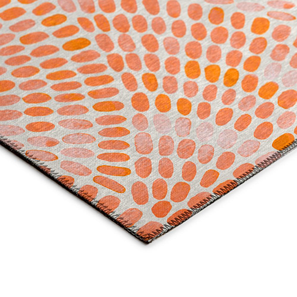 Indoor/Outdoor Surfside ASR37 Peach Washable 1'8" x 2'6" Rug. Picture 4
