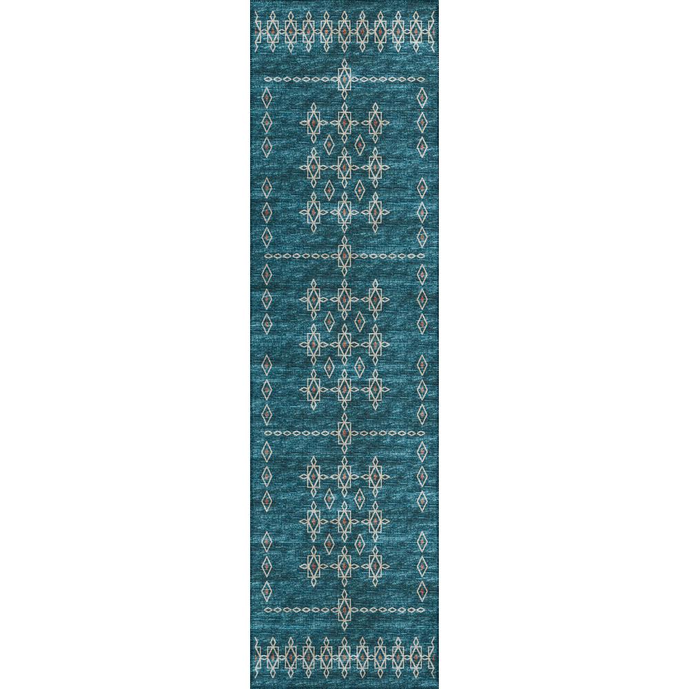 Indoor/Outdoor Sedona SN3 Riverview Washable 2'3" x 10' Runner Rug. The main picture.