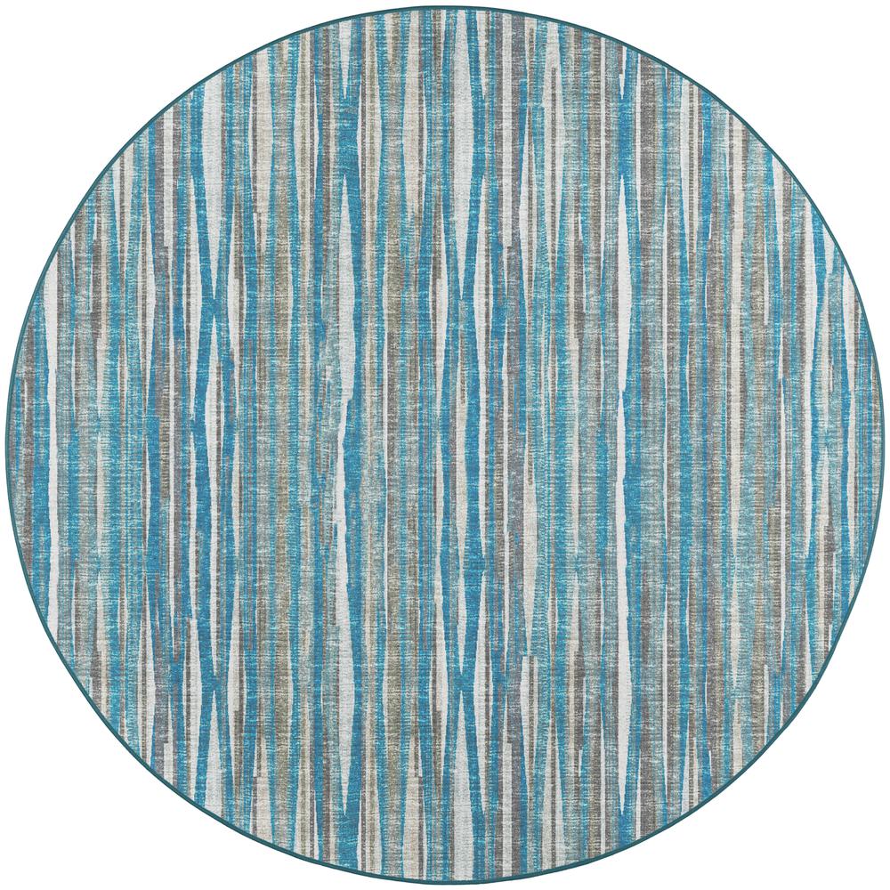 Amador AA1 Sky 4' x 4' Round Rug. Picture 1