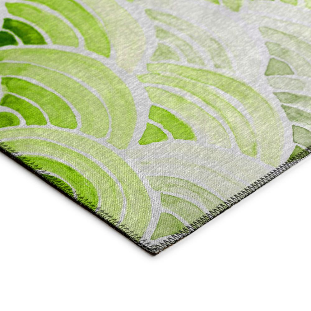 Indoor/Outdoor Seabreeze SZ5 Lime-In Washable 10' x 14' Rug. Picture 4