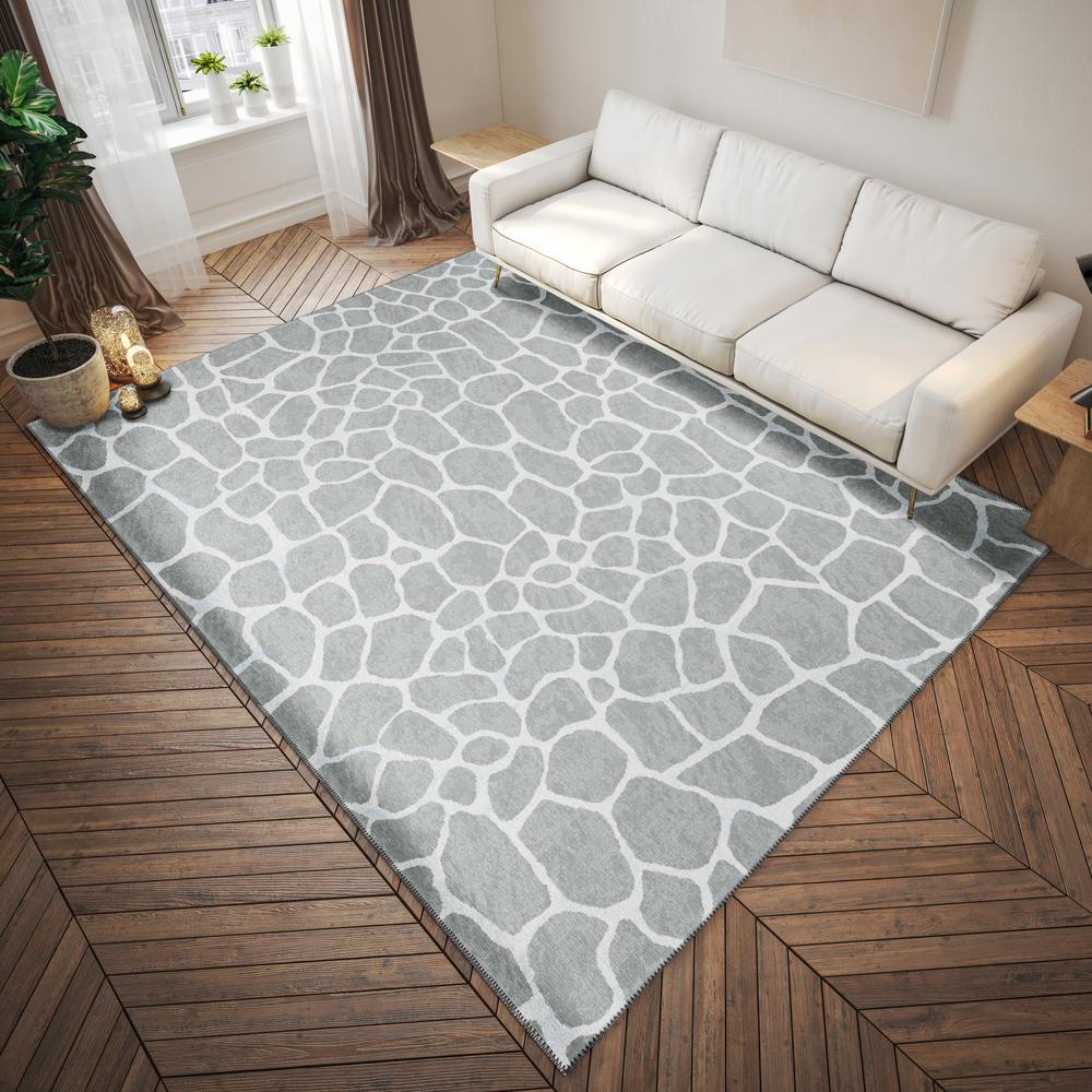 Indoor/Outdoor Mali ML4 Flannel Washable 3' x 5' Rug. Picture 2