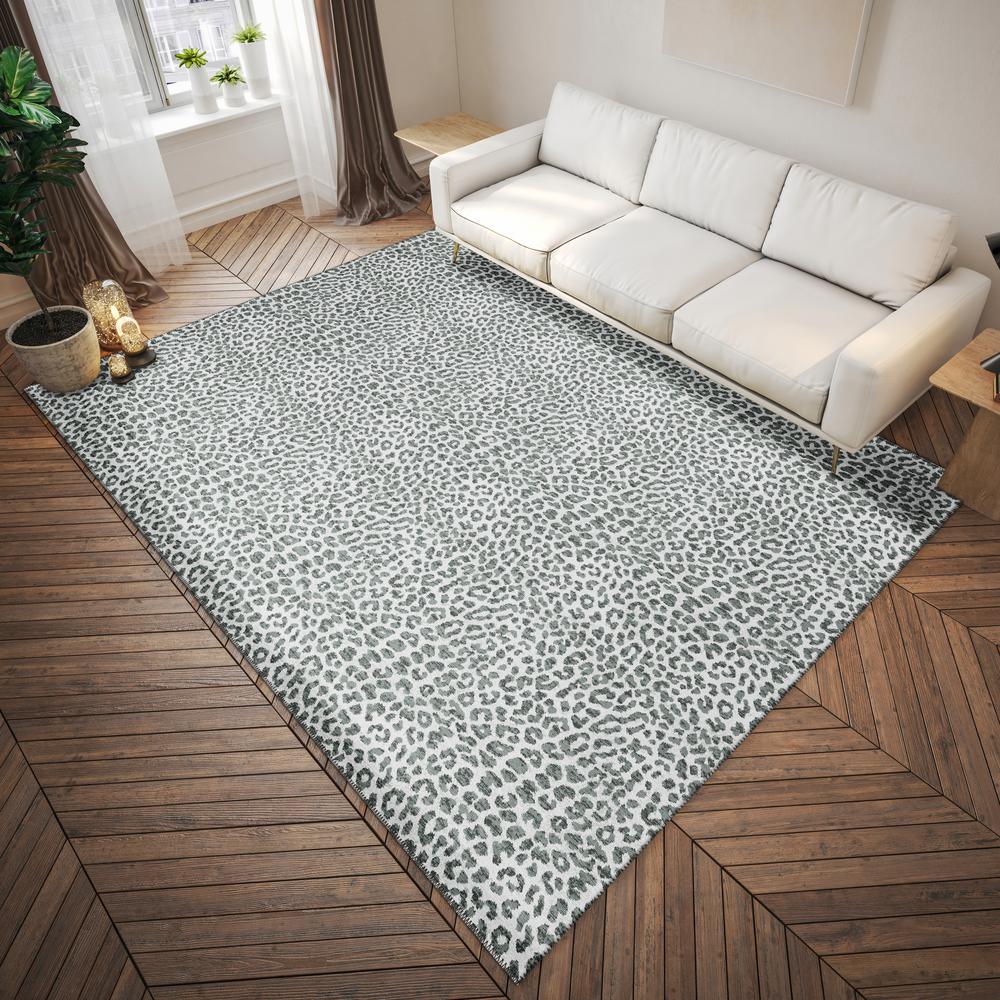 Indoor/Outdoor Mali ML2 Flannel Washable 3' x 5' Rug. Picture 2