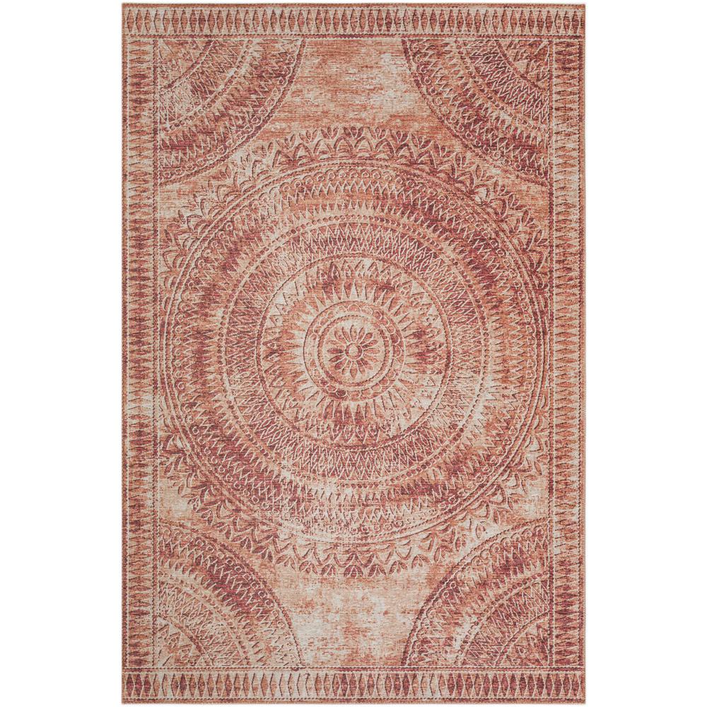Indoor/Outdoor Sedona SN7 Spice Washable 3' x 5' Rug. Picture 1