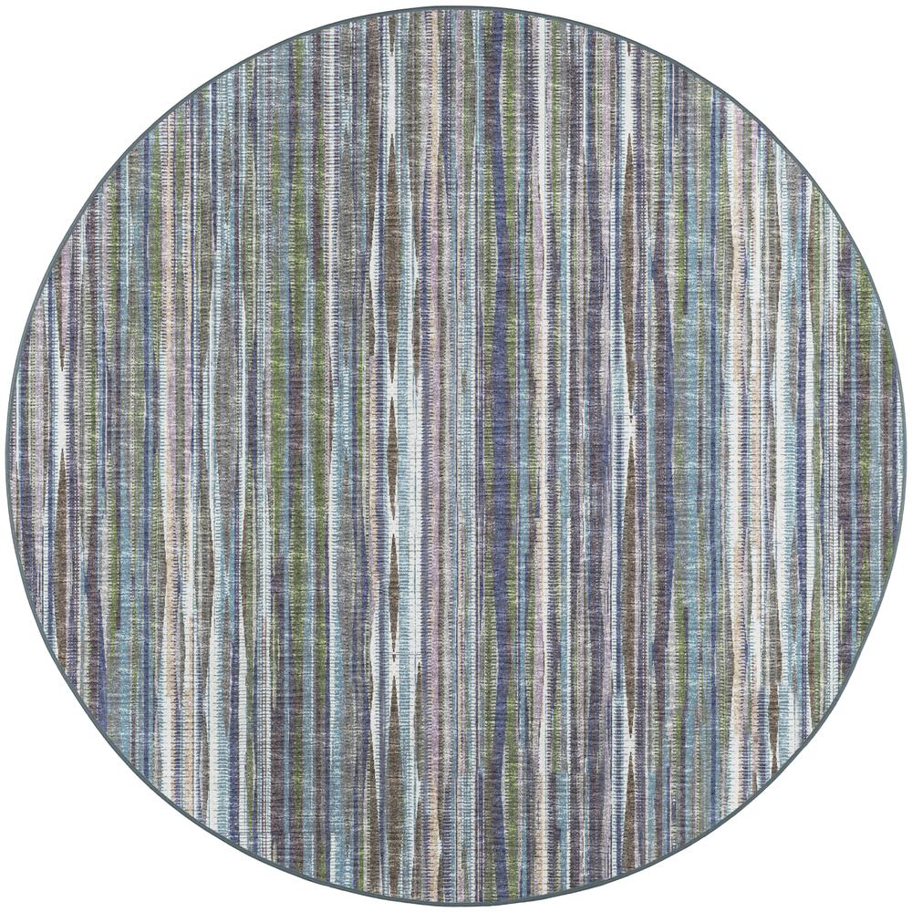 Amador AA1 Violet 4' x 4' Round Rug. Picture 1