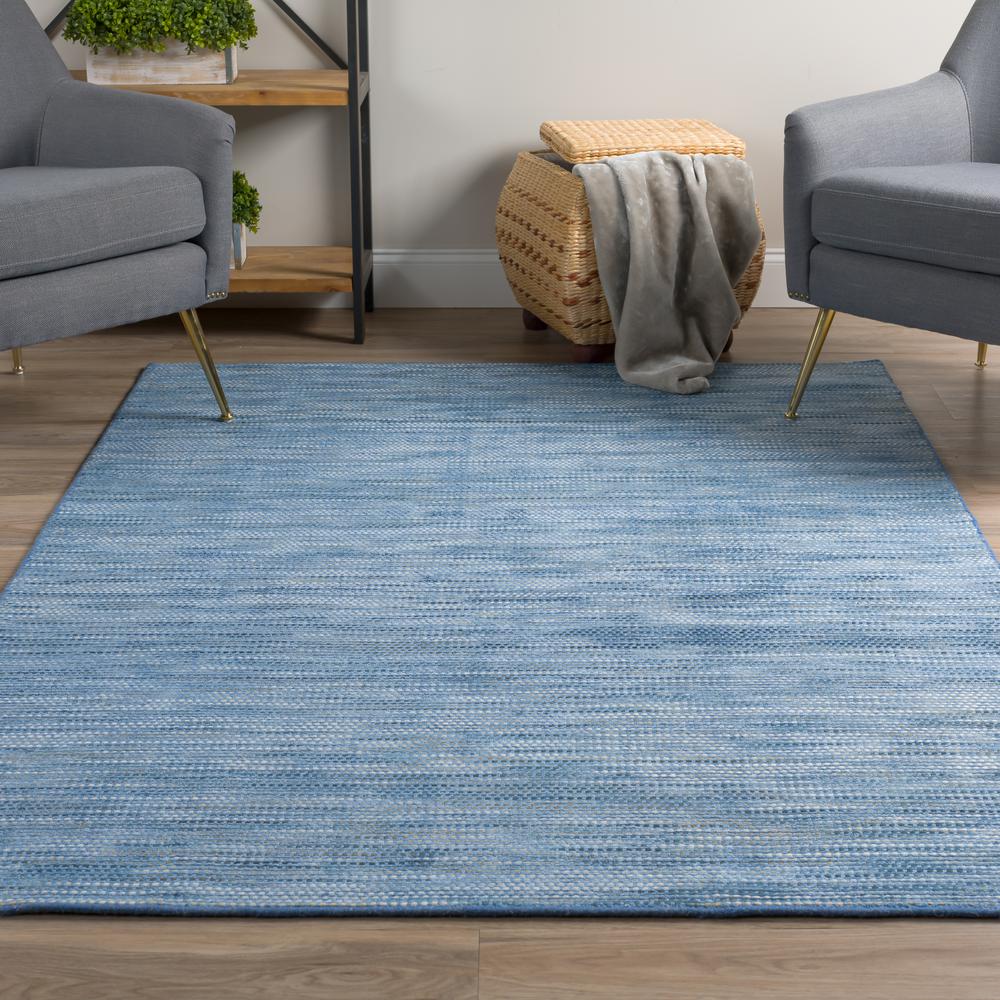 Zion ZN1 Navy 10' x 14' Rug. Picture 2