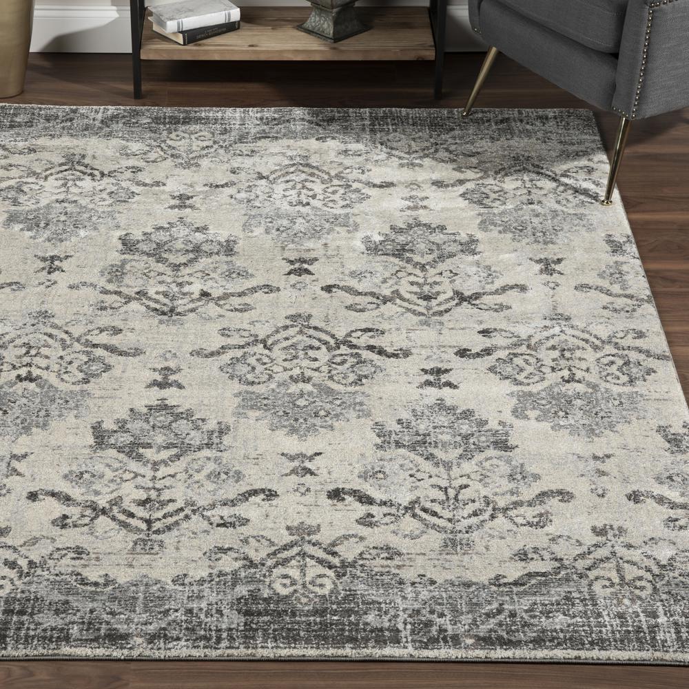 Antigua AN11 Pewter 7'10" x 10'7" Rug. Picture 2