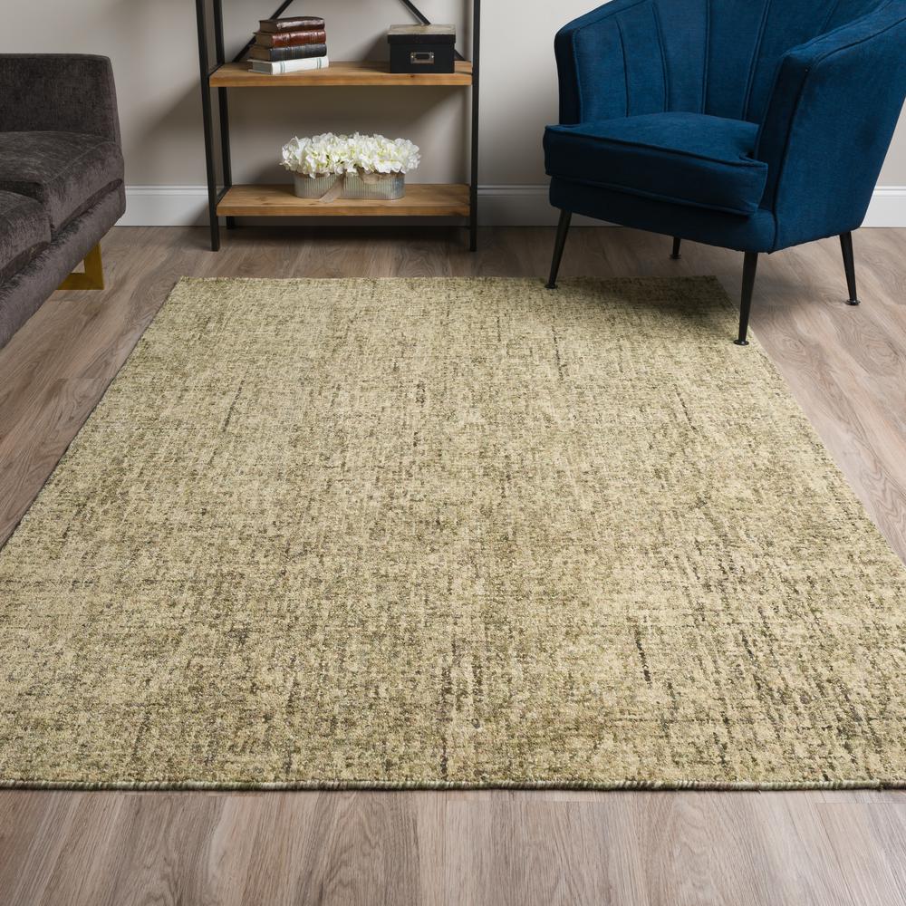 Eastman 31 Green 5'X7'6", Area Rug. Picture 1