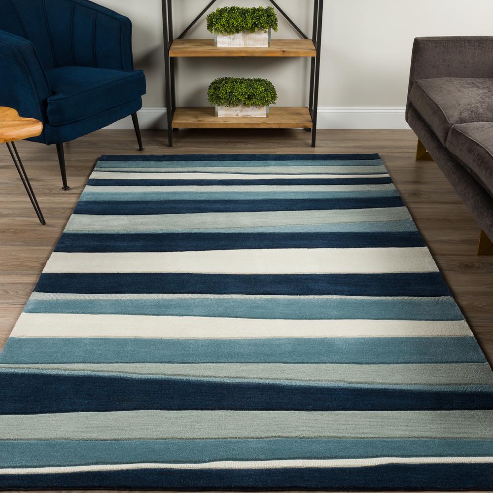 Studio SD313 Coastal Blue 8' x 10' Rug. Picture 2