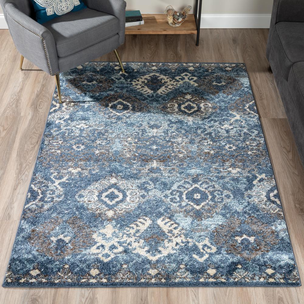 Blair 31 Blue 8'2"X10', Area Rug. Picture 1