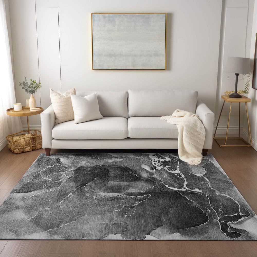 Chantille ACN503 Gray 5' x 7'6" Rug. Picture 7