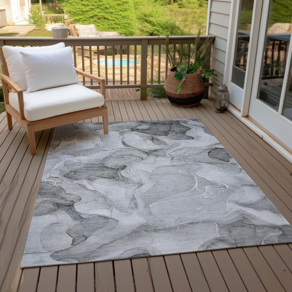 Chantille ACN504 Gray 5' x 7'6" Rug. Picture 9