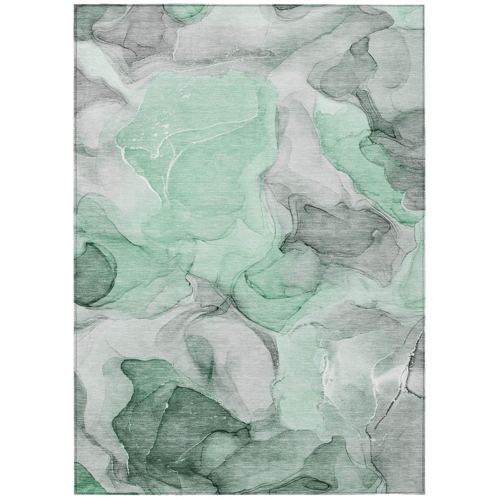 Chantille ACN504 Green 5' x 7'6" Rug. Picture 1