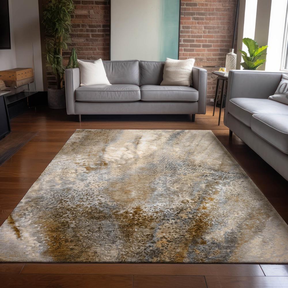 Chantille ACN505 Brown 5' x 7'6" Rug. Picture 6