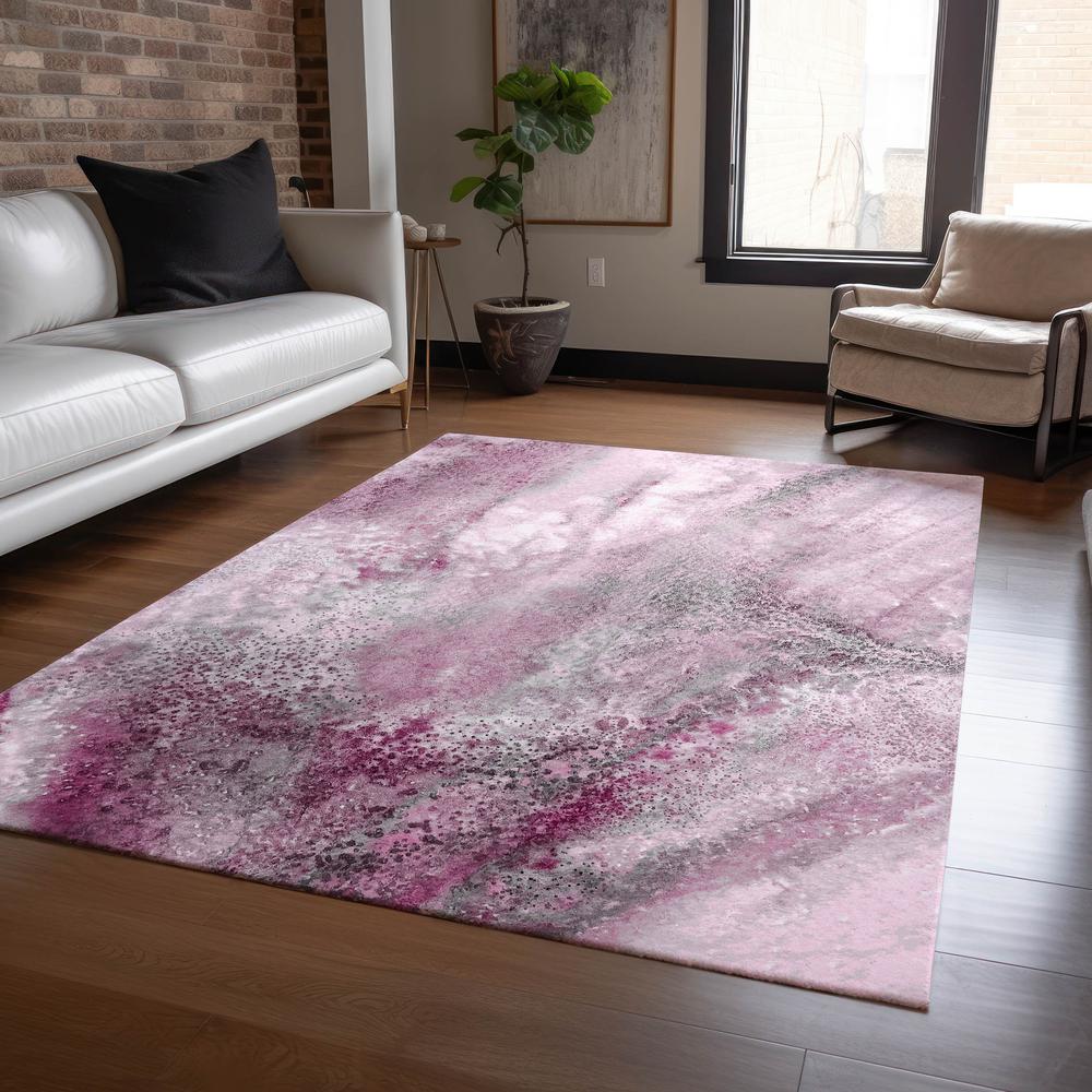Chantille ACN505 Pink 5' x 7'6" Rug. Picture 7