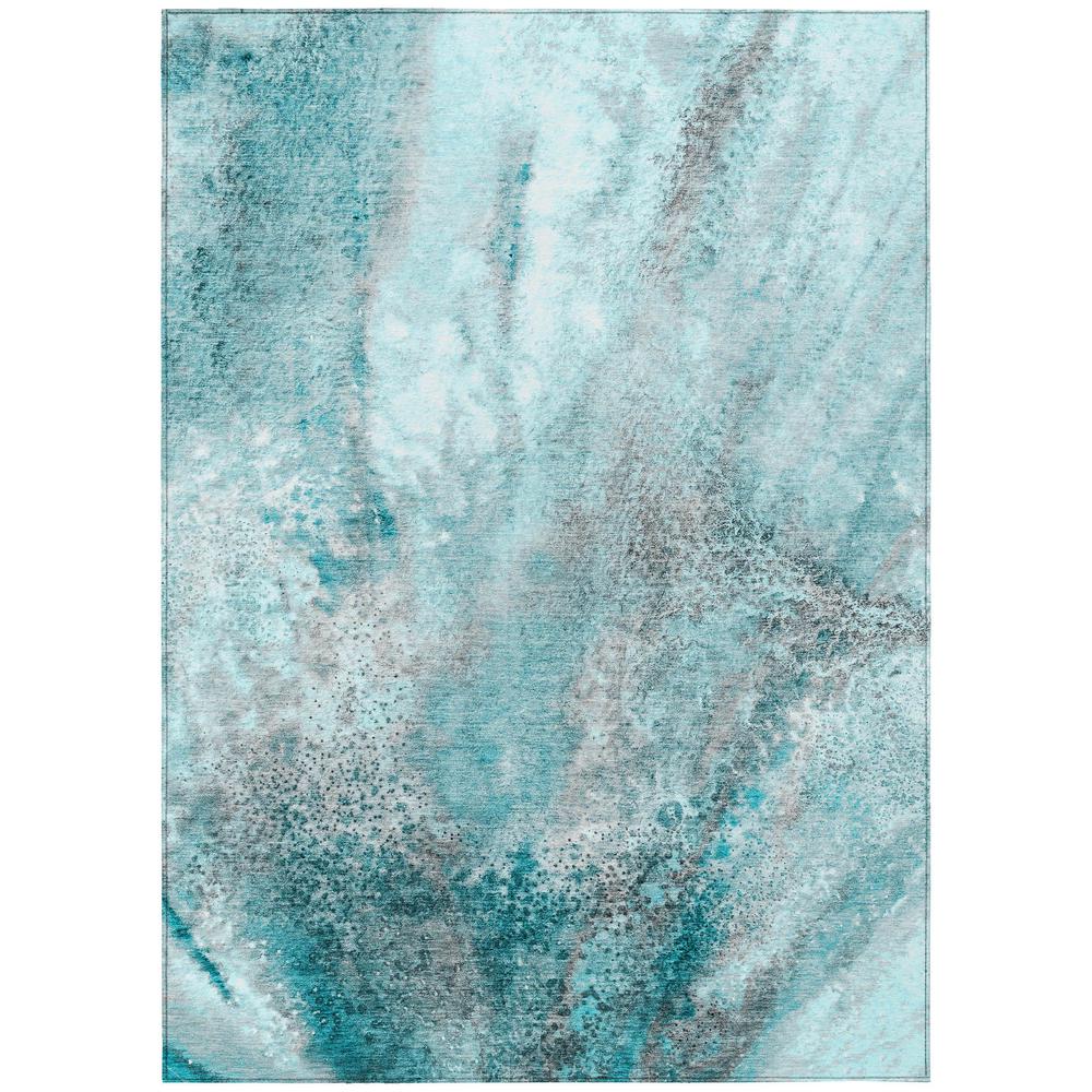 Chantille ACN505 Teal 5' x 7'6" Rug. Picture 1