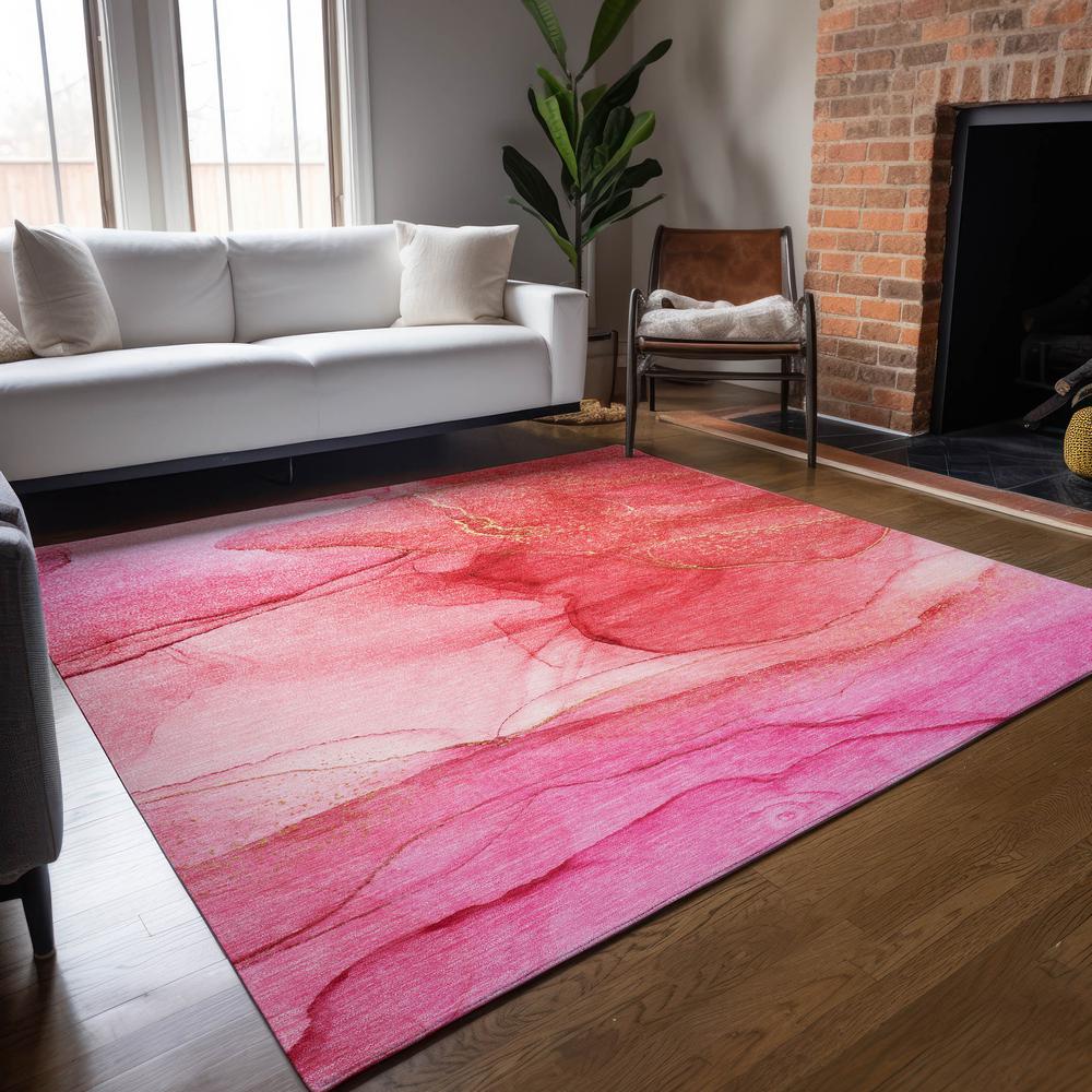 Chantille ACN507 Pink 5' x 7'6" Rug. Picture 7