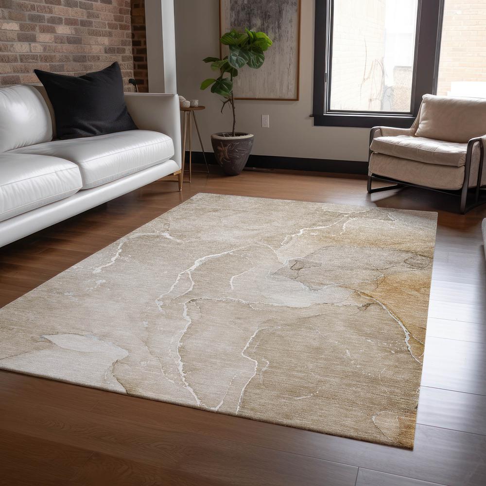Chantille ACN511 Brown 5' x 7'6" Rug. Picture 7