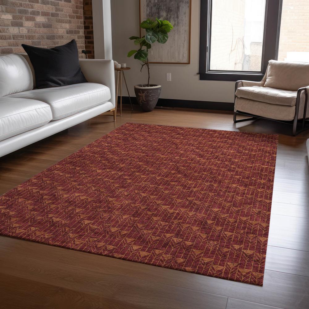 Chantille ACN514 Red 5' x 7'6" Rug. Picture 7