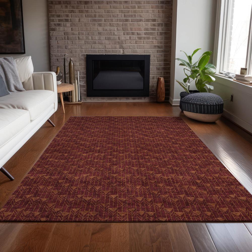 Chantille ACN514 Red 5' x 7'6" Rug. Picture 8