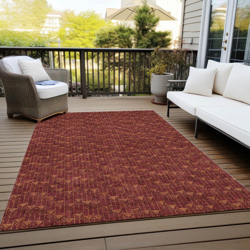 Chantille ACN514 Red 5' x 7'6" Rug. Picture 9