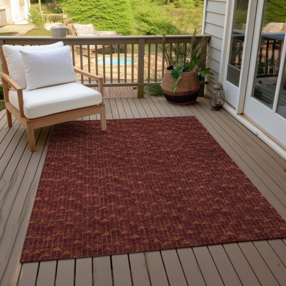 Chantille ACN514 Red 5' x 7'6" Rug. Picture 10