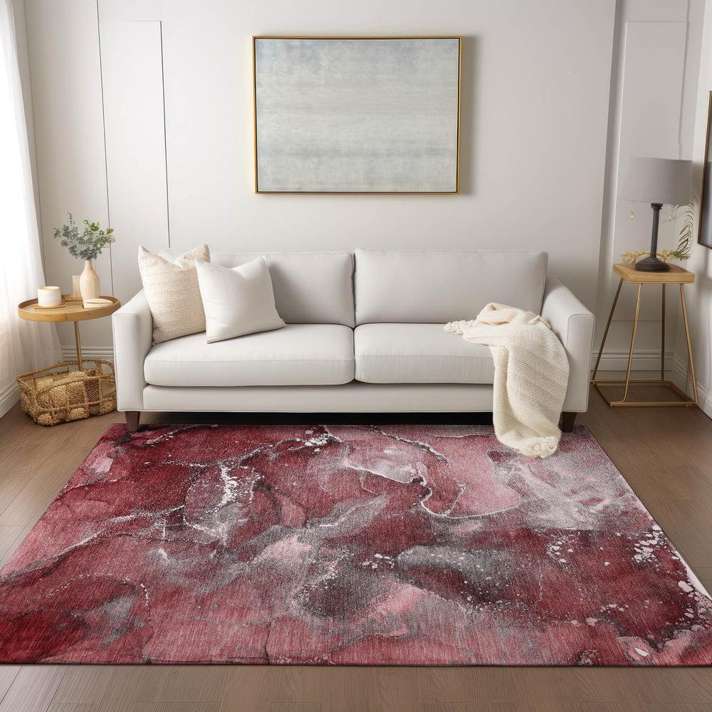 Chantille ACN518 Red 5' x 7'6" Rug. Picture 6