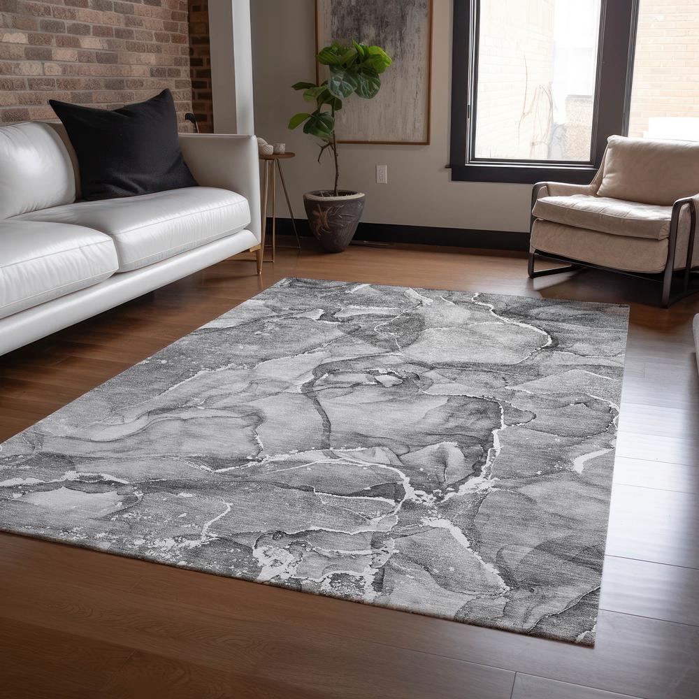 Chantille ACN519 Gray 5' x 7'6" Rug. Picture 7