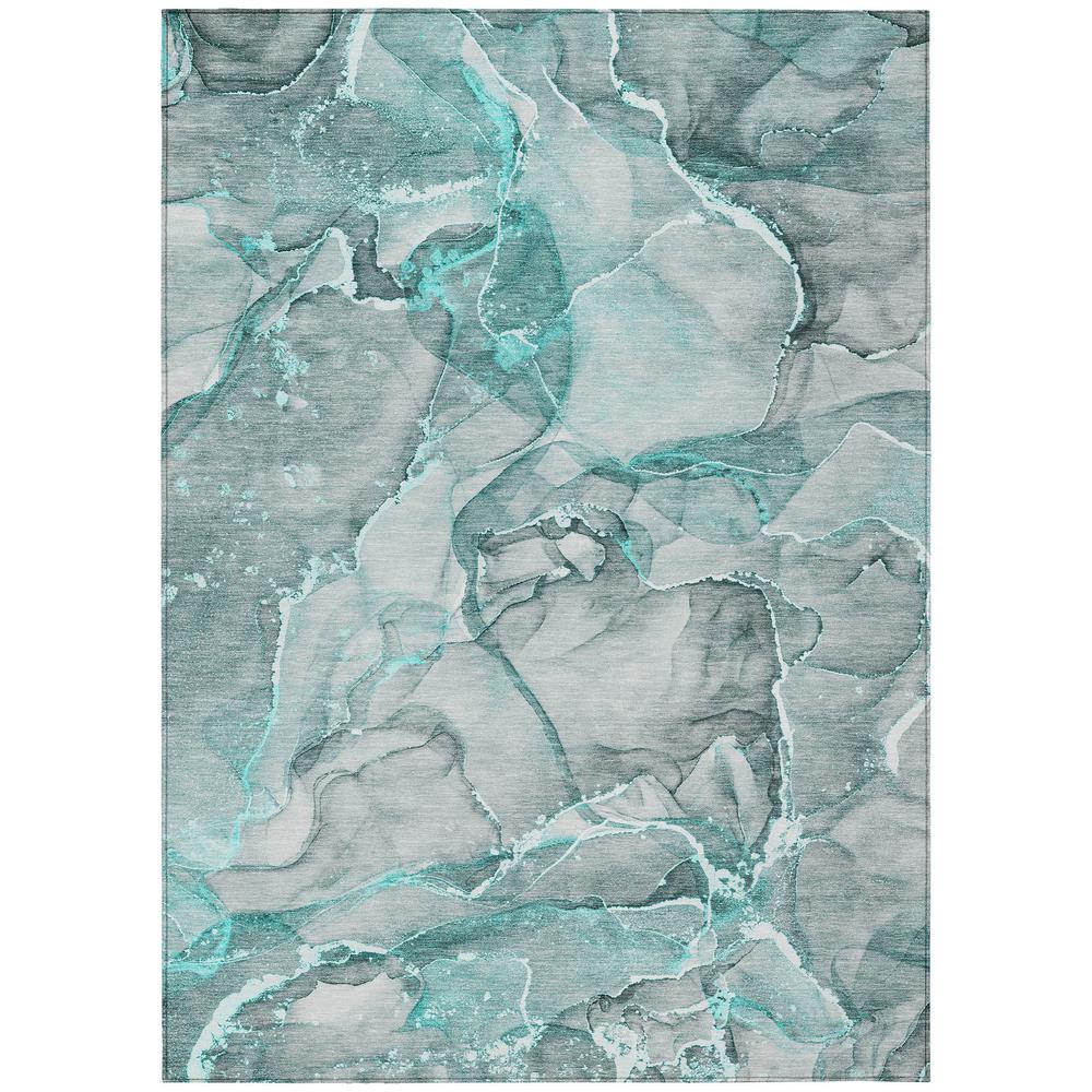 Chantille ACN519 Teal 5' x 7'6" Rug. Picture 1