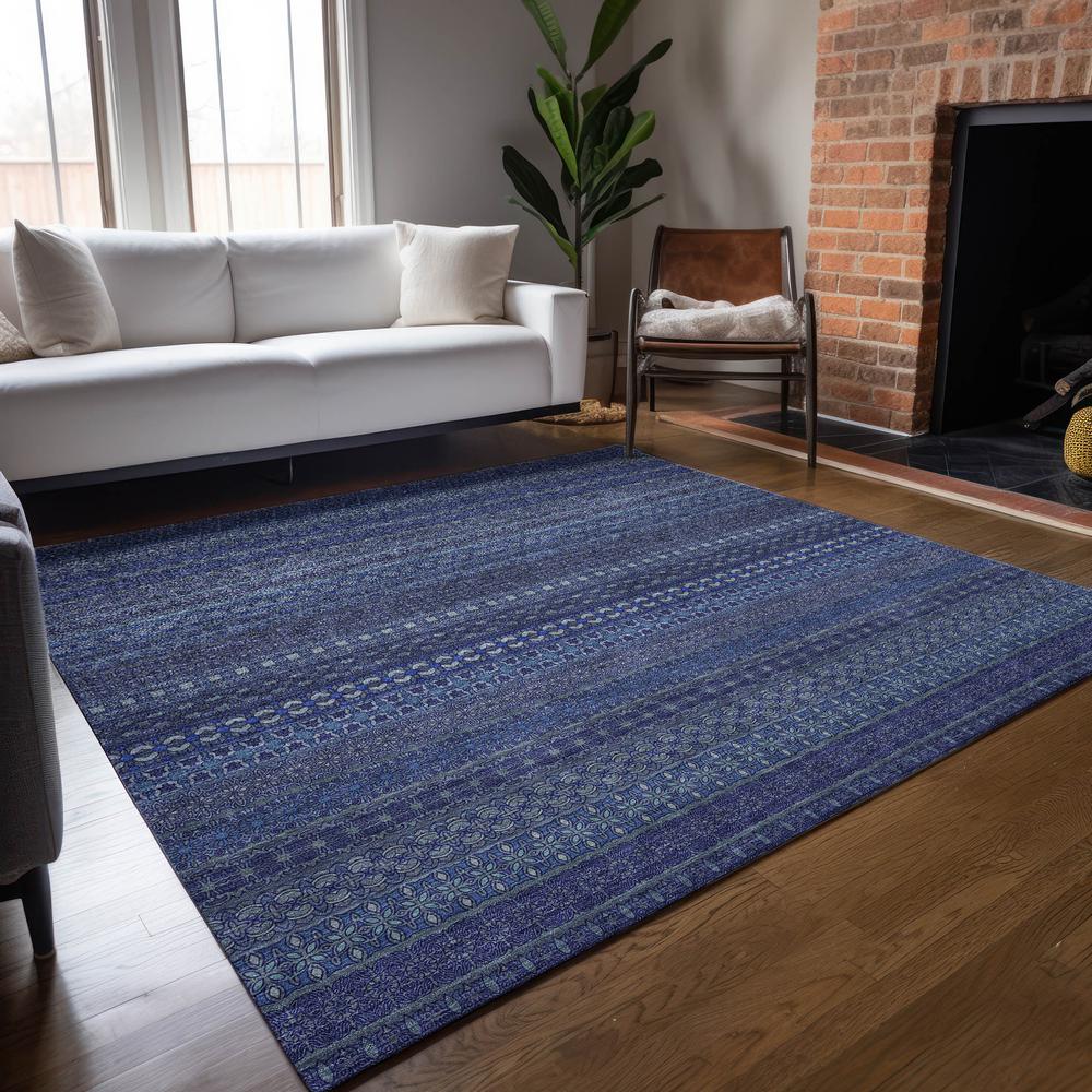 Chantille ACN527 Navy 5' x 7'6" Rug. Picture 7