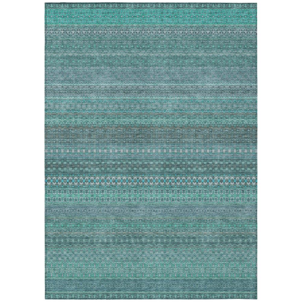 Chantille ACN527 Teal 5' x 7'6" Rug. Picture 1