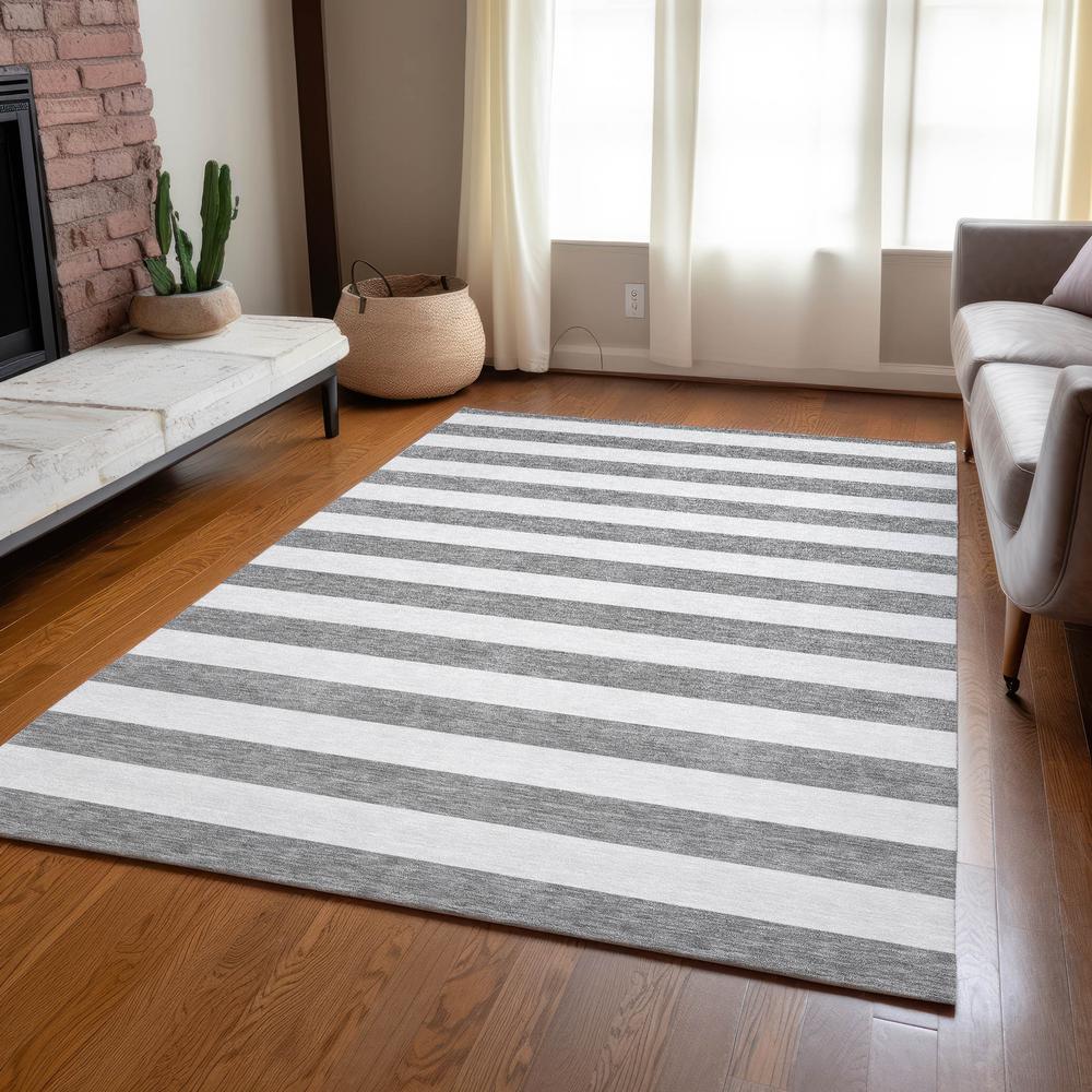 Chantille ACN528 Gray 5' x 7'6" Rug. Picture 8