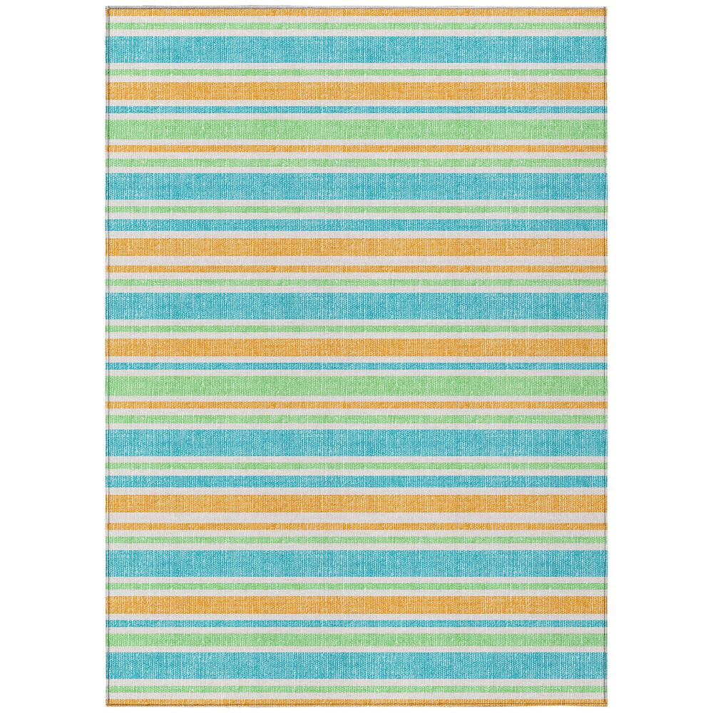 Chantille ACN531 Teal 5' x 7'6" Rug. Picture 1