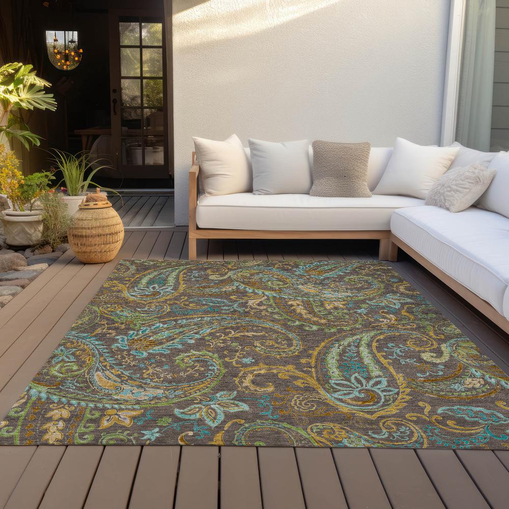Chantille ACN533 Brown 5' x 7'6" Rug. Picture 9