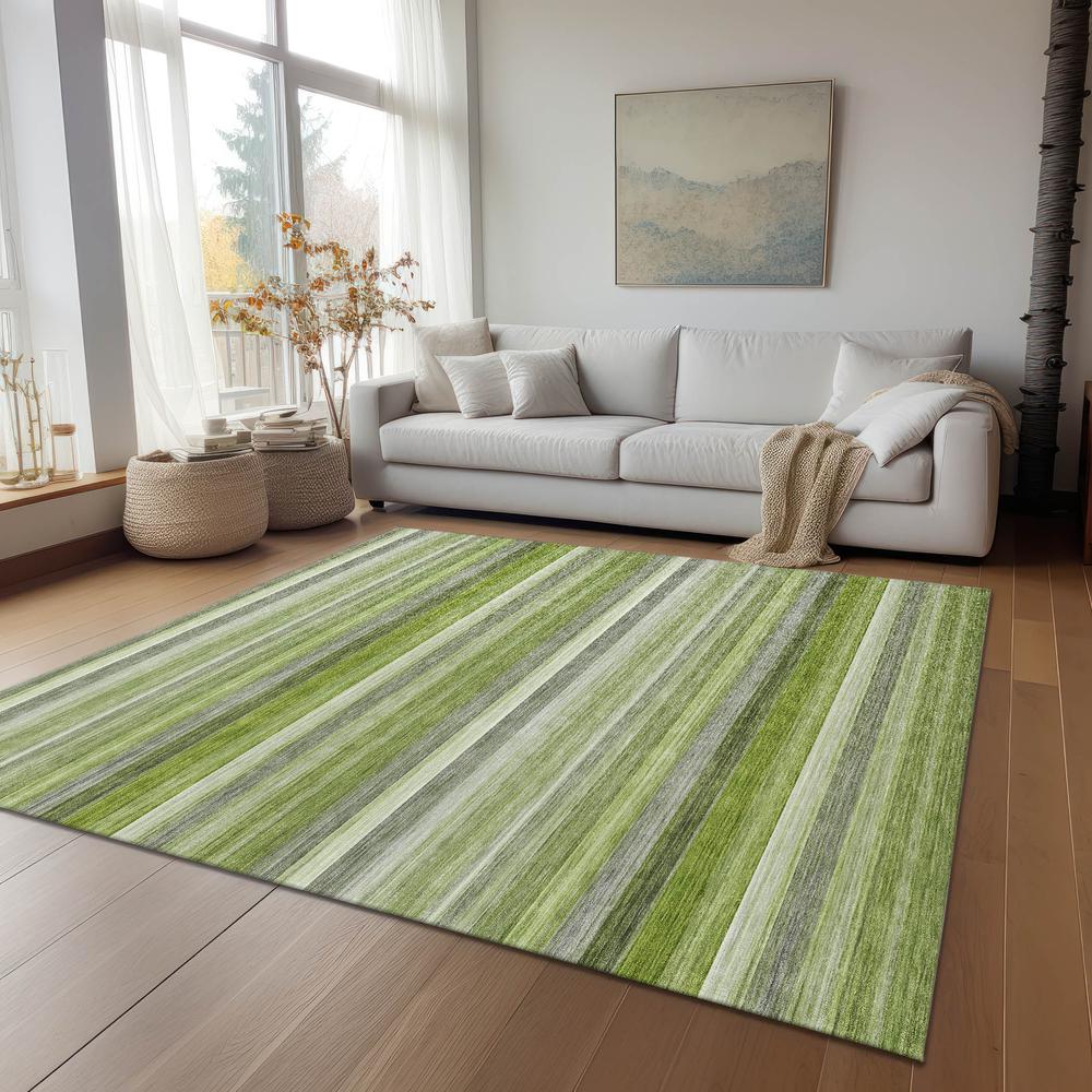 Chantille ACN535 Green 5' x 7'6" Rug. Picture 7