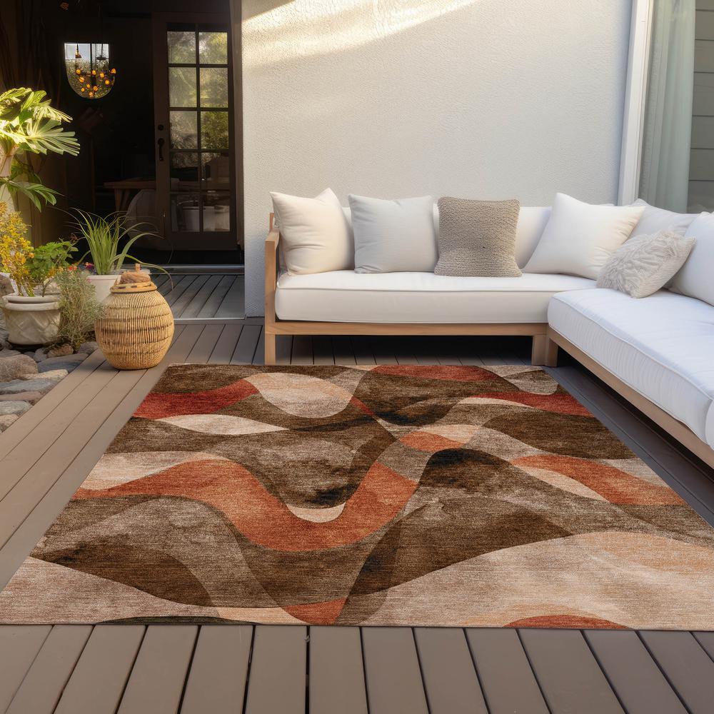 Chantille ACN536 Brown 5' x 7'6" Rug. Picture 9