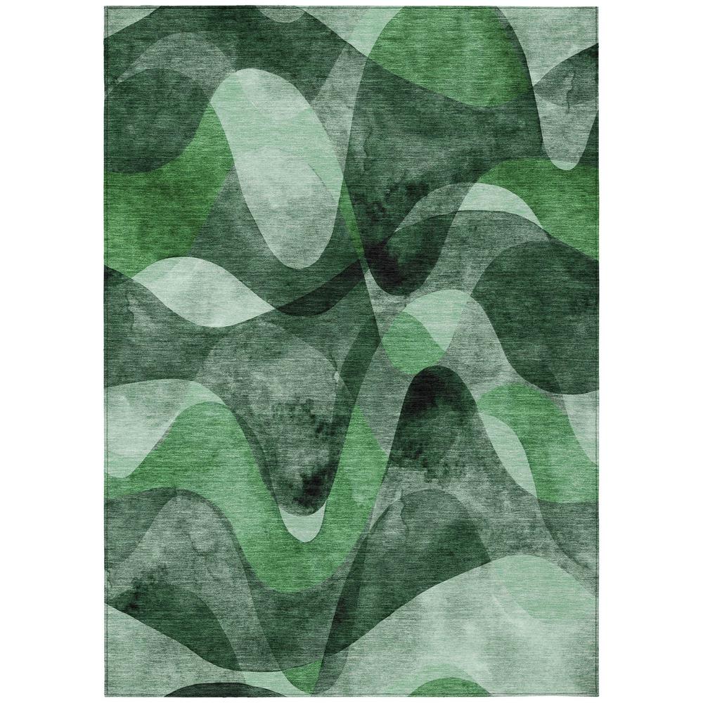 Chantille ACN536 Green 5' x 7'6" Rug. The main picture.
