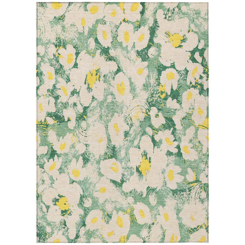 Chantille ACN538 Green 5' x 7'6" Rug. Picture 1